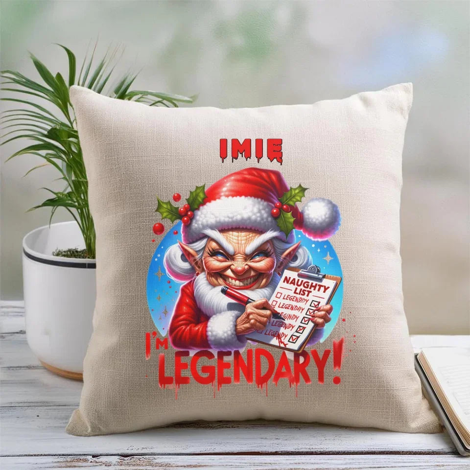 Personalizowana poduszka świąteczna na prezent