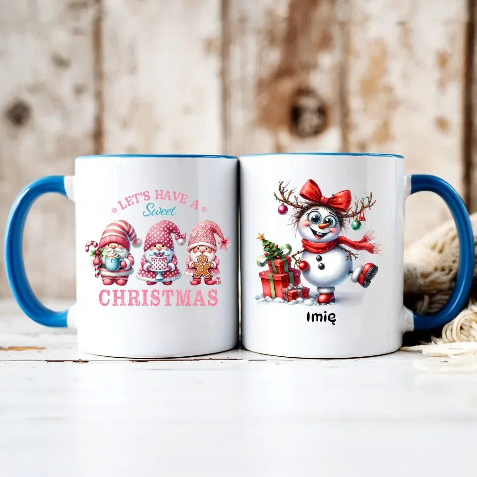 Bałwanek | Personalizowany kubek świąteczny BN123 - StoryCups.pl