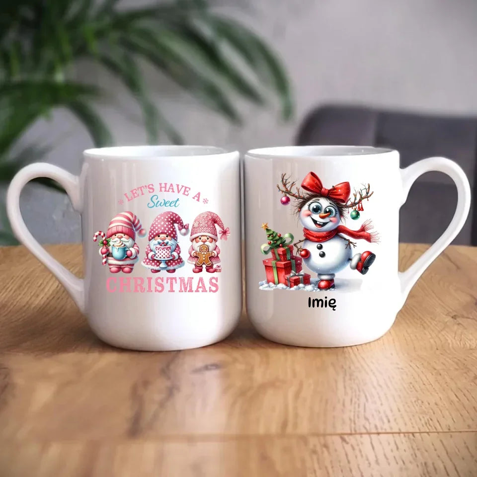 Bałwanek | Personalizowany kubek świąteczny BN123 - StoryCups.pl