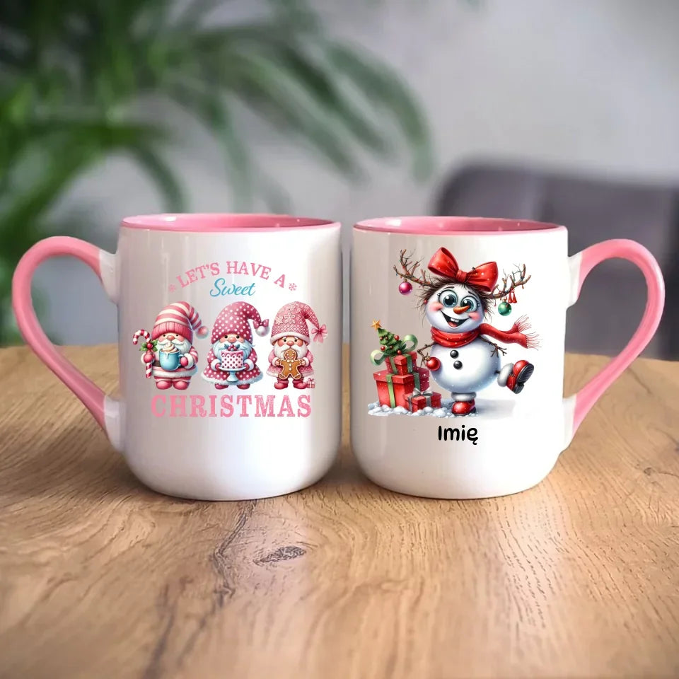 Bałwanek | Personalizowany kubek świąteczny BN123 - StoryCups.pl