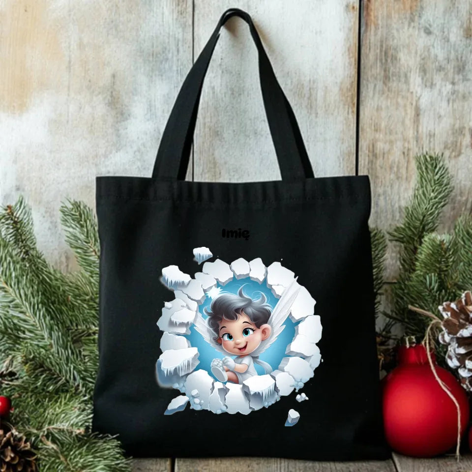 Personalizowana torba świąteczna na prezent Mikołajki Święta