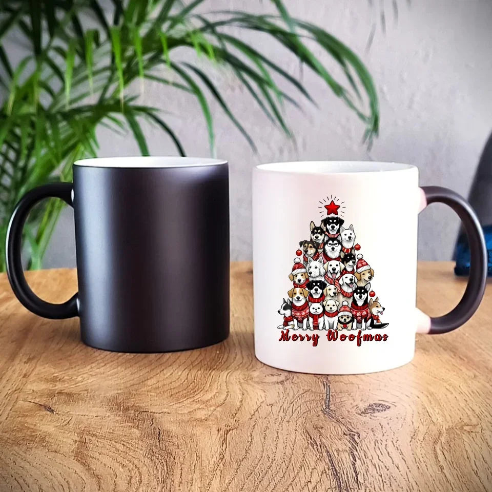 Merry woofmas | Świąteczny kubek BN90 - StoryCups.pl