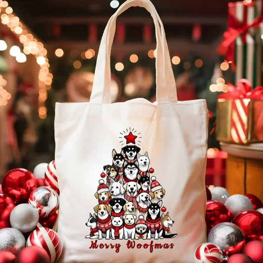 Merry woofmas | Świąteczna torba BN90 - StoryCups.pl