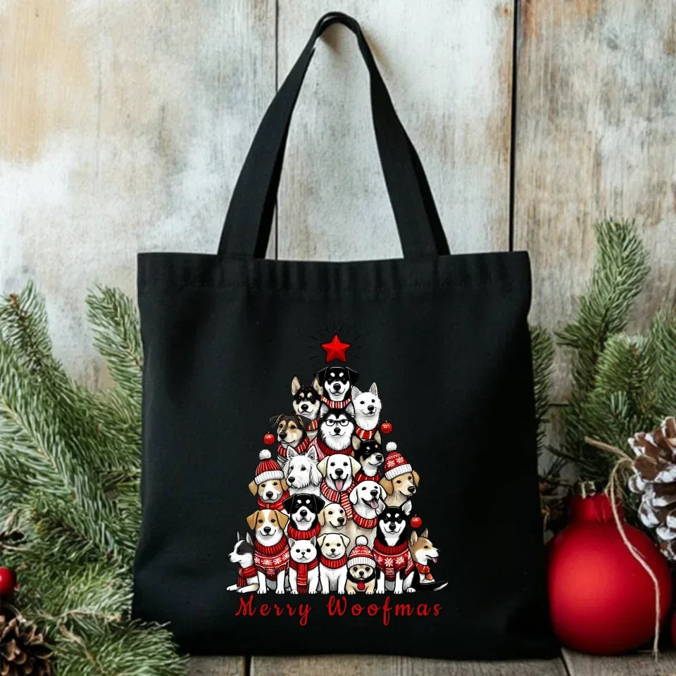 Merry woofmas | Świąteczna torba BN90 - StoryCups.pl