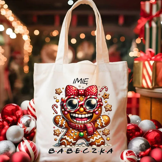 Babeczka | Personalizowana torba świąteczna BN95 - StoryCups.pl
