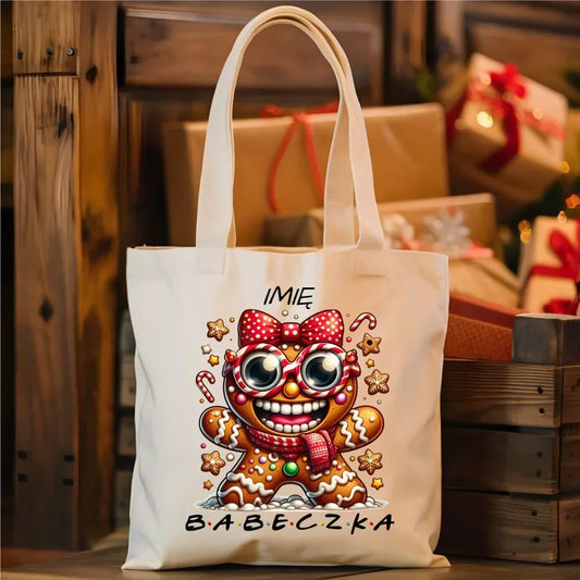 Babeczka | Personalizowana torba świąteczna BN95 - StoryCups.pl