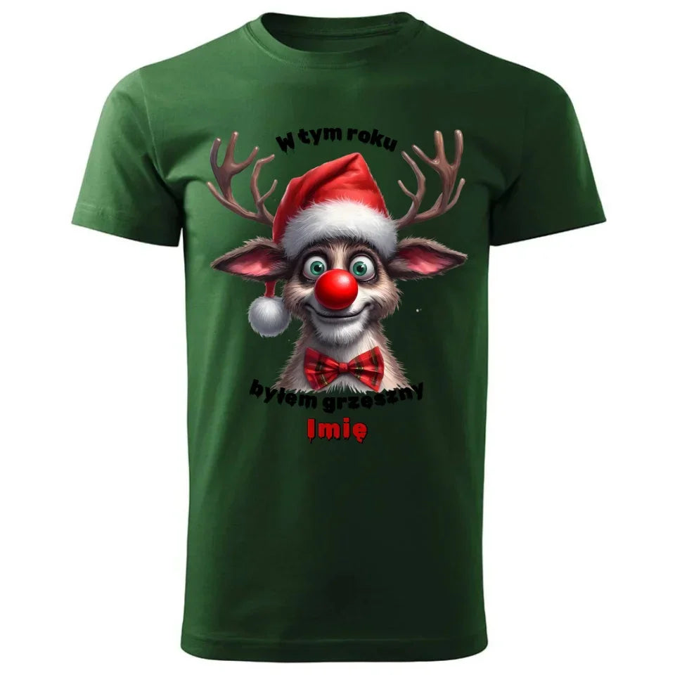 Byłem grzeszny | Świąteczna koszulka męska BN96 - StoryCups.pl