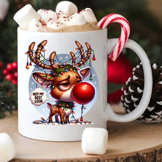 Nie wyglądam najlepiej | Świąteczny kubek BN98 - StoryCups.pl