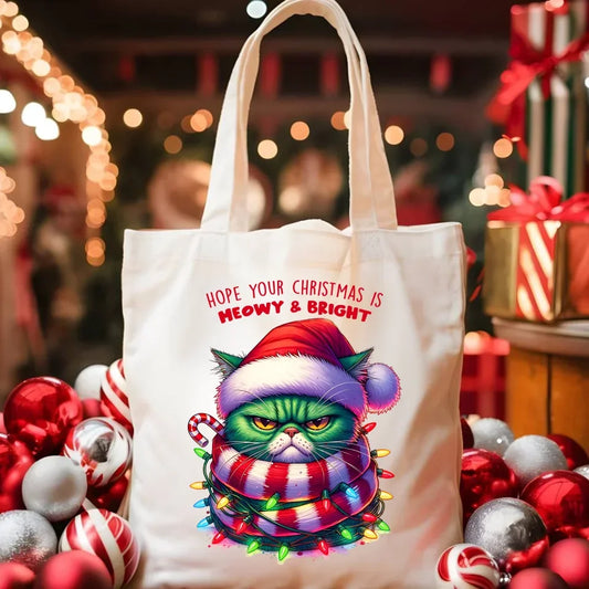 Meowy & Bright | Świąteczna torba BN101 - StoryCups.pl