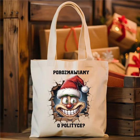Porozmawiamy o polityce? | Świąteczna torba BN102 - StoryCups.pl