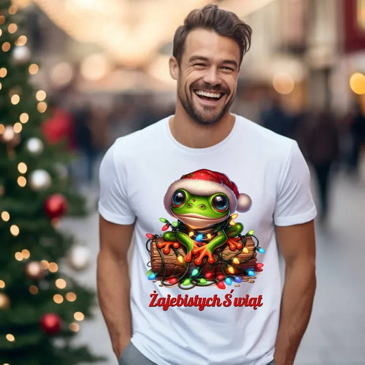 Żajebistych Świąt | Świąteczna koszulka męska BN106 - StoryCups.pl