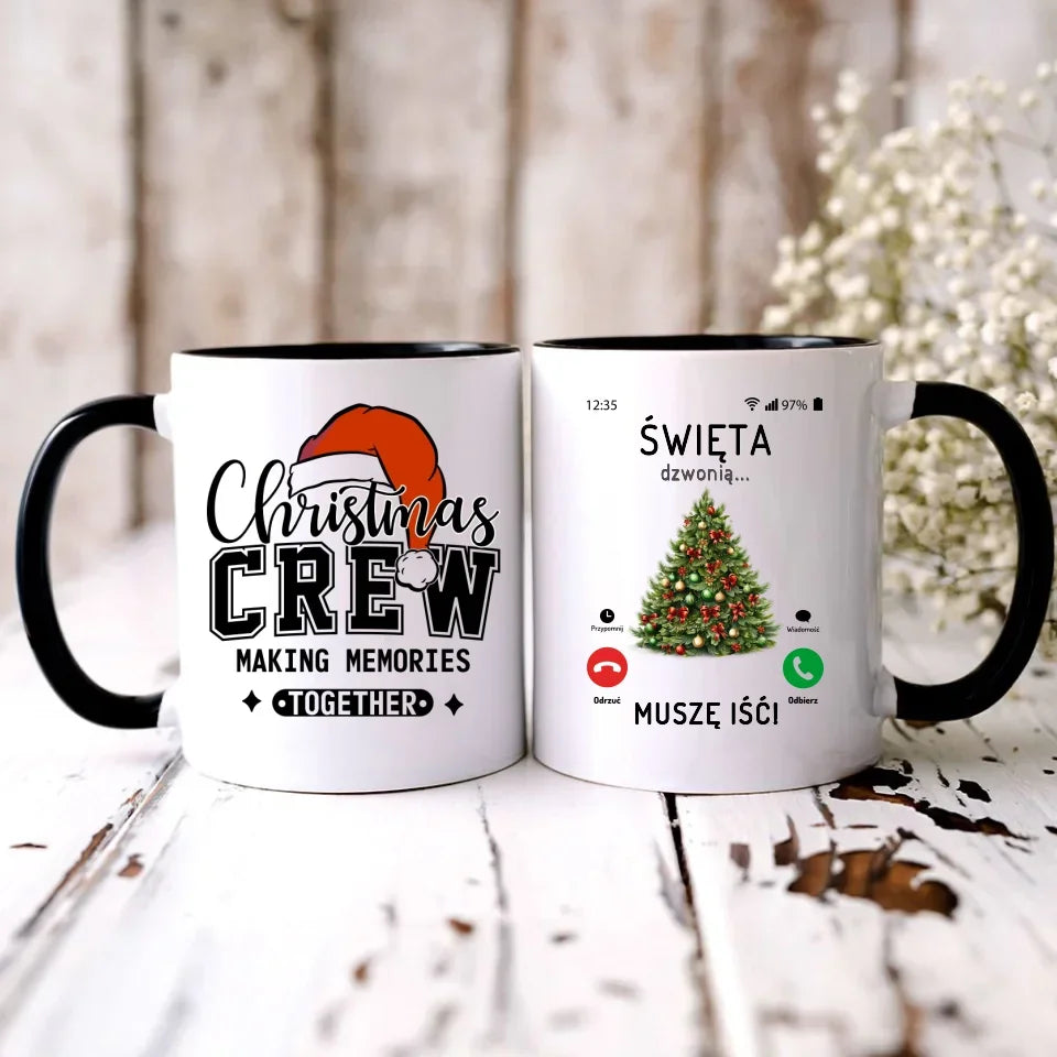 Święta dzwonią muszę iść | Świąteczny kubek BN124 - StoryCups.pl