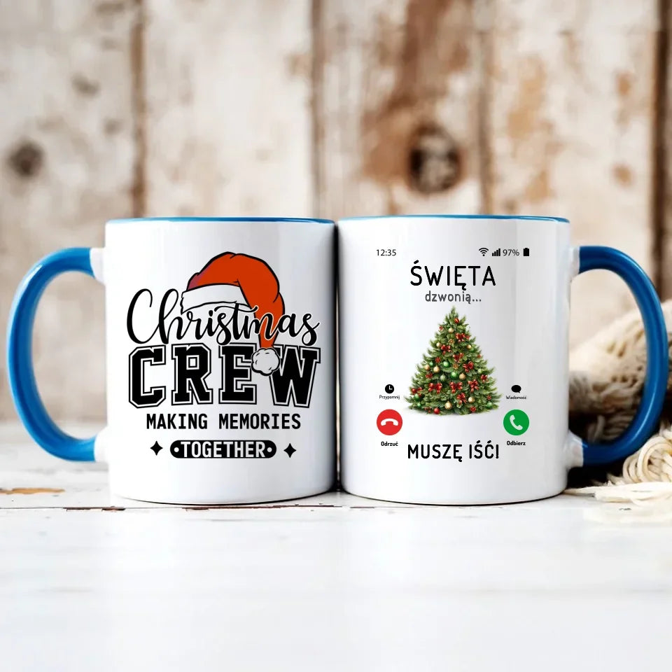 Święta dzwonią muszę iść | Świąteczny kubek BN124 - StoryCups.pl