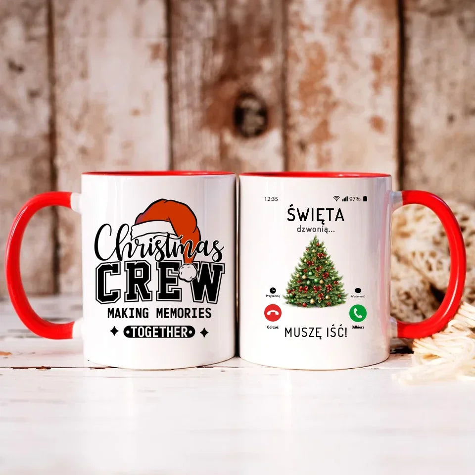 Święta dzwonią muszę iść | Świąteczny kubek BN124 - StoryCups.pl