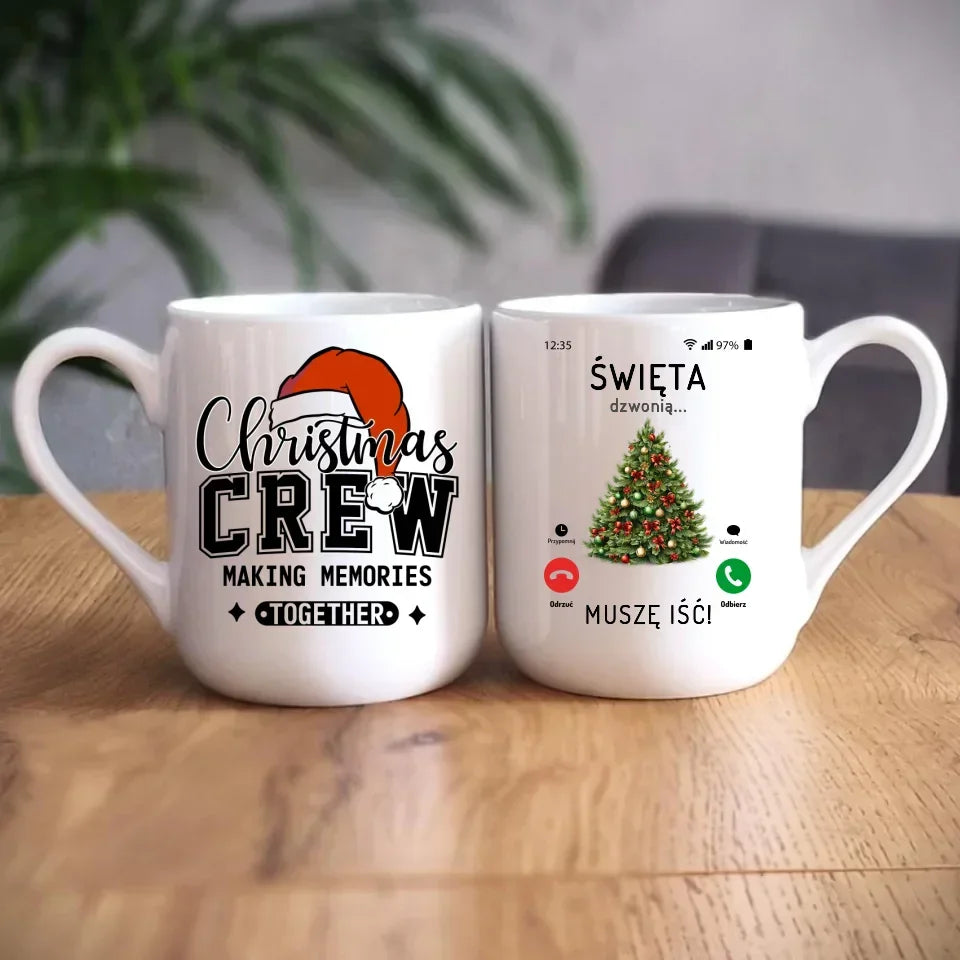 Święta dzwonią muszę iść | Świąteczny kubek BN124 - StoryCups.pl