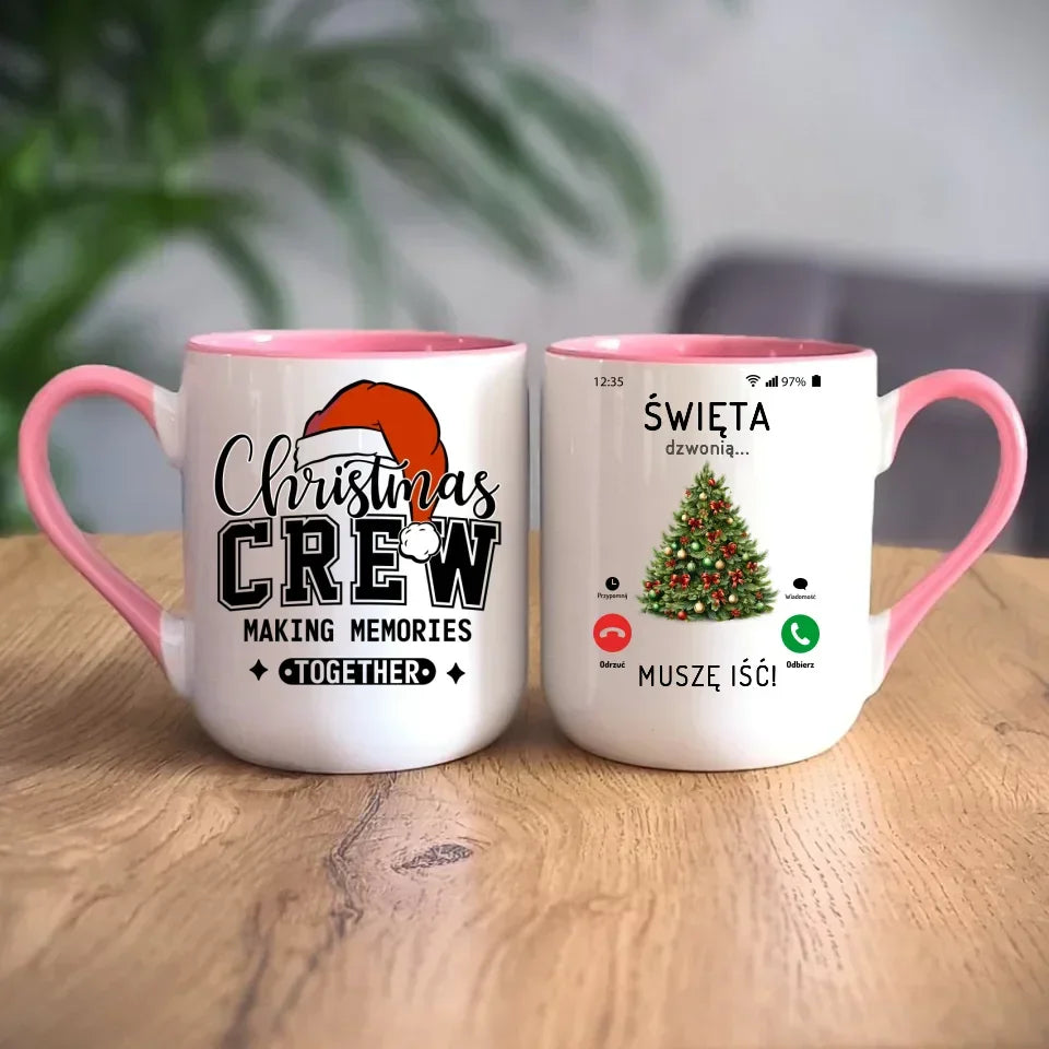 Święta dzwonią muszę iść | Świąteczny kubek BN124 - StoryCups.pl