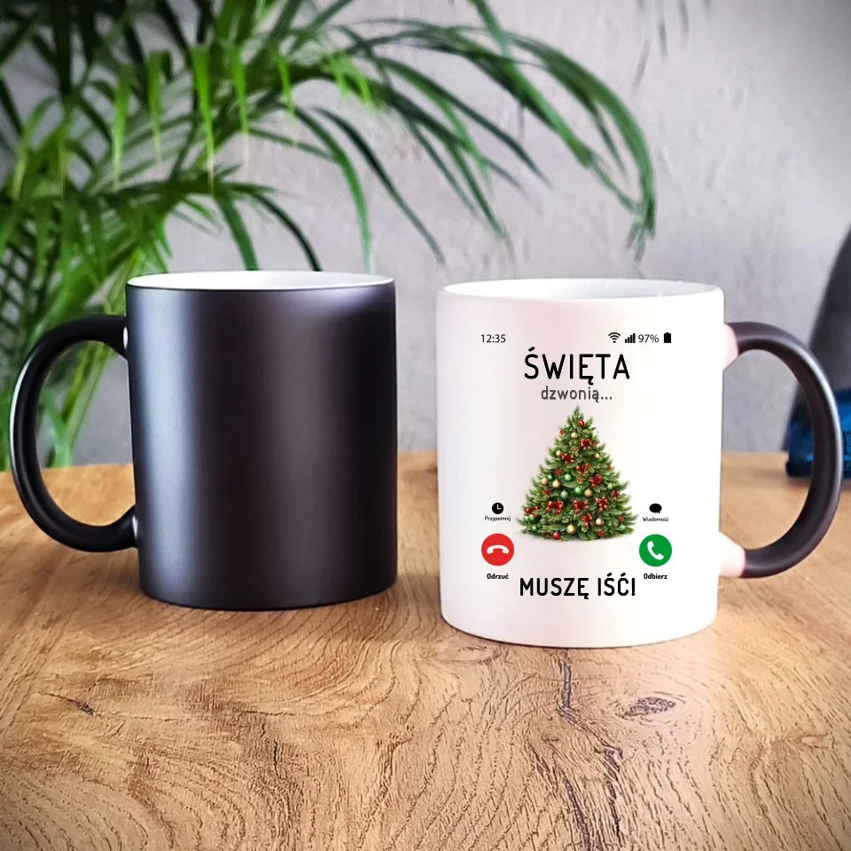 Święta dzwonią muszę iść | Świąteczny kubek BN124 - StoryCups.pl