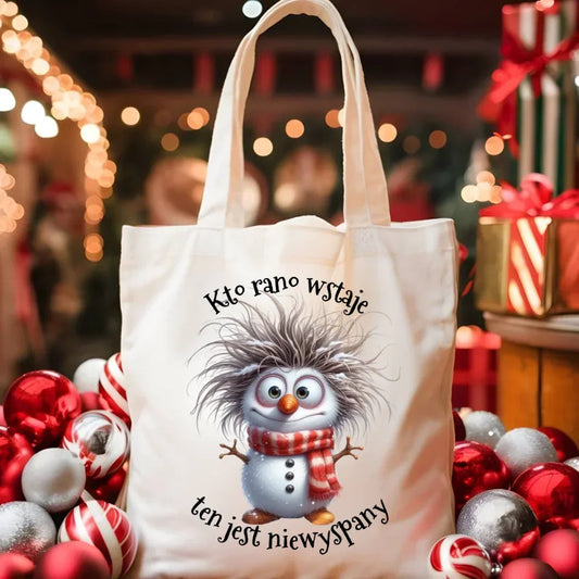 Kto rano wstaje | Świąteczna torba BN133 - StoryCups.pl