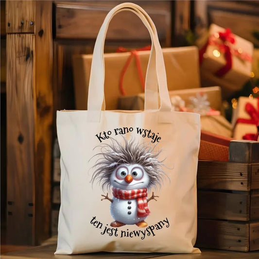 Kto rano wstaje | Świąteczna torba BN133 - StoryCups.pl