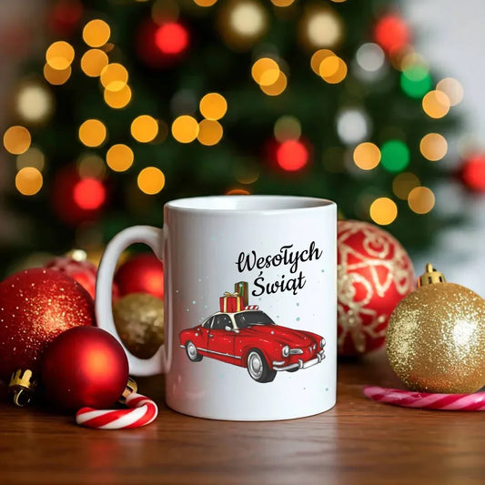 Mikołaj | Świąteczny kubek z Mikołajem BN136 - StoryCups.pl