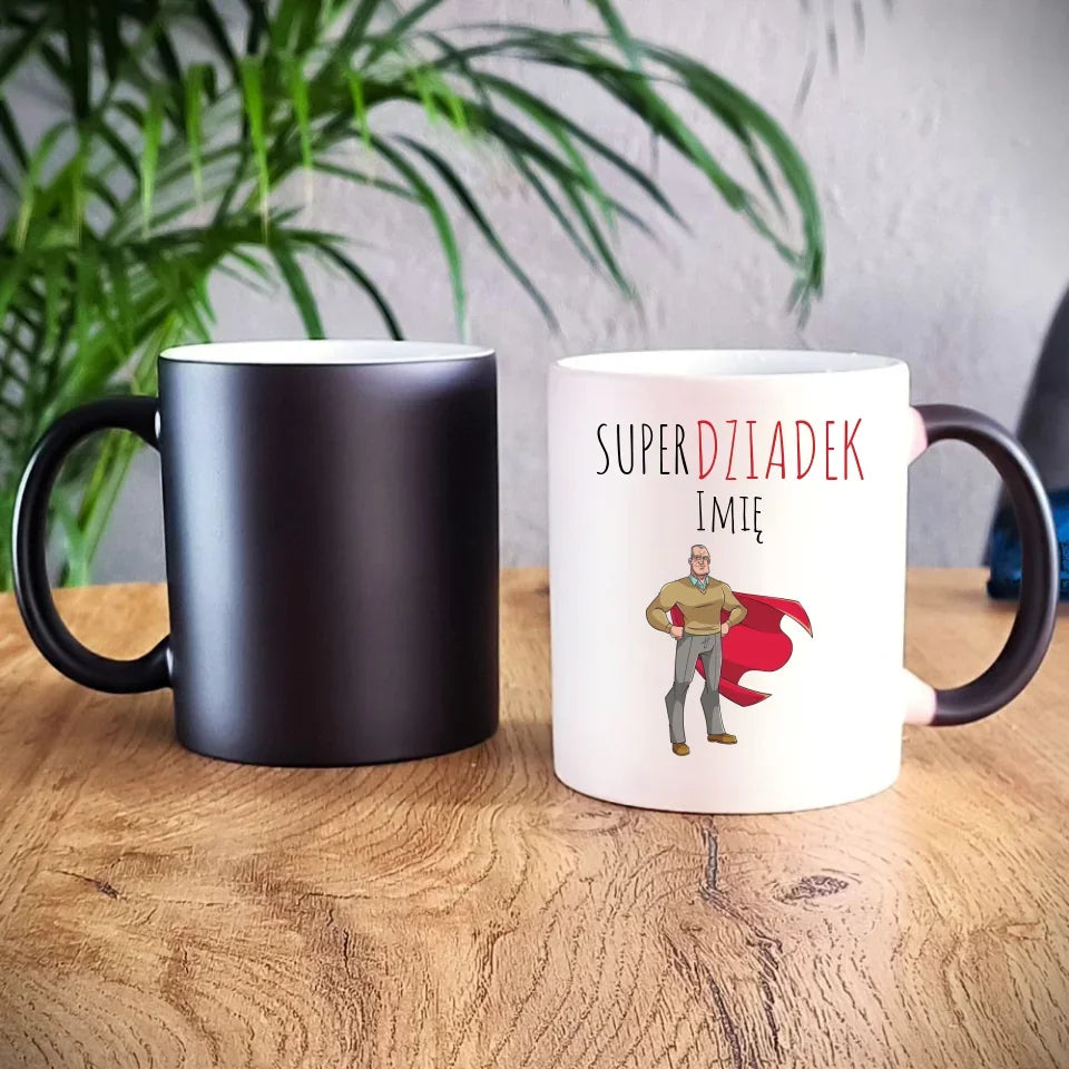 Super Dziadek | Kubek z imieniem dla dziadka D02 - StoryCups.pl