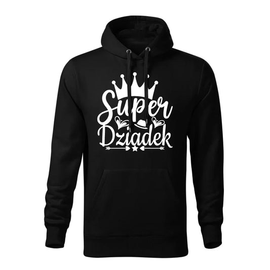 Super Dziadek | Bluza męska z kapturem dla dziadka D03 - StoryCups.pl