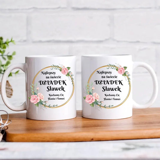 Najlepszy dziadek na świecie | Personalizowany kubek dla dziadka D04 - StoryCups.pl