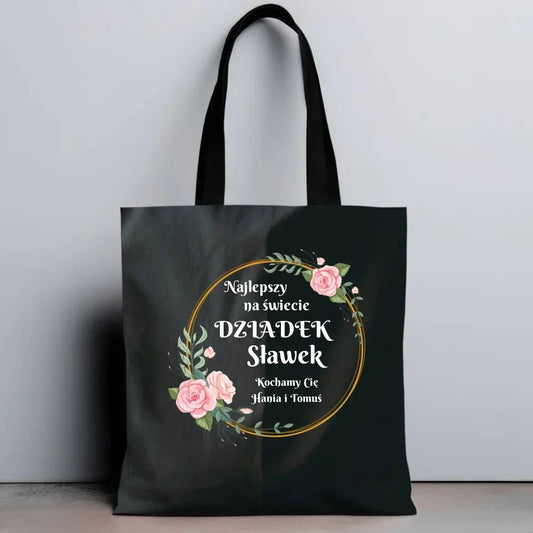 Najlepszy dziadek na świecie | Personalizowana torba dla dziadka D04 - StoryCups.pl