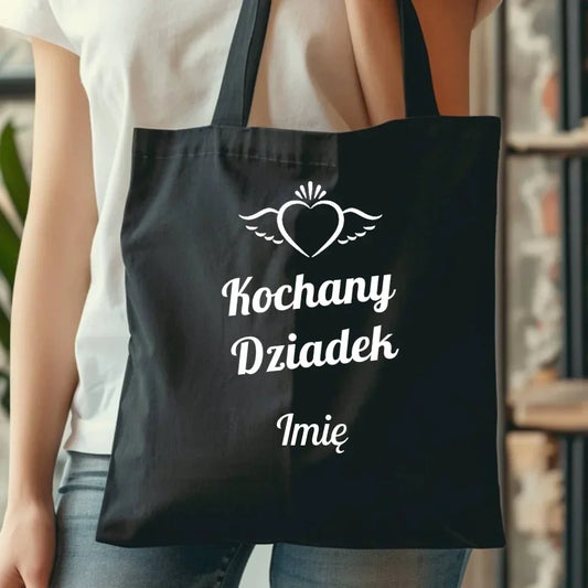 Kochany Dziadek | Personalizowana torba dla dziadka D05 - StoryCups.pl
