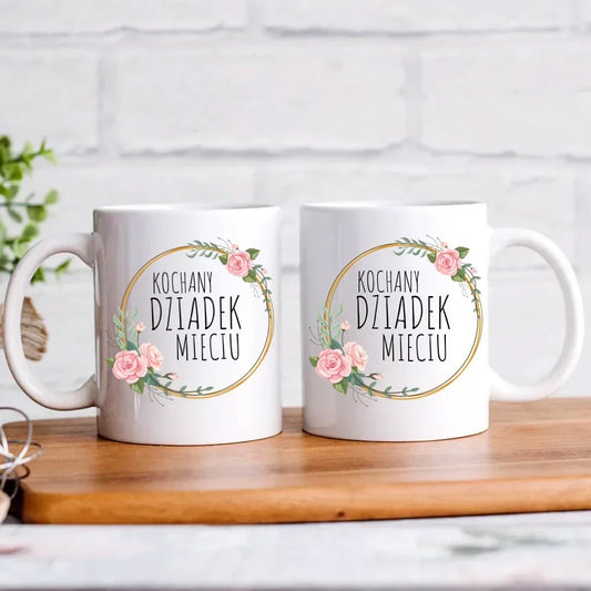 Kochany Dziadek | Personalizowany kubek dla dziadka D10 - StoryCups.pl