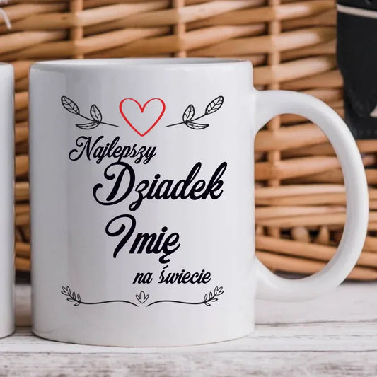 Najlepszy Dziadek na Świecie | Personalizowany kubek dla dziadka D12 - StoryCups.pl