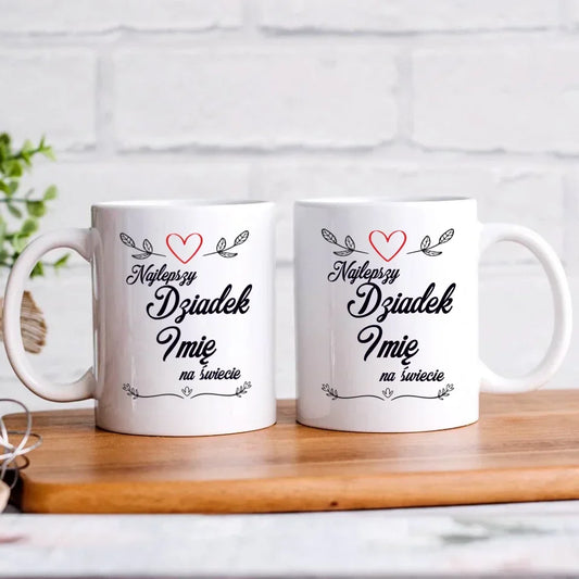 Najlepszy Dziadek na Świecie | Personalizowany kubek dla dziadka D12 - StoryCups.pl
