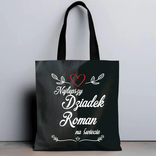 Najlepszy Dziadek na Świecie | Personalizowana torba dla dziadka D12 - StoryCups.pl