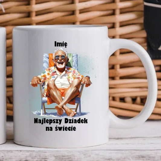 Najlepszy Dziadek na świecie | Kubek z imieniem dla dziadka D14 - StoryCups.pl