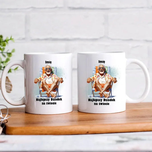 Najlepszy Dziadek na świecie | Kubek z imieniem dla dziadka D14 - StoryCups.pl