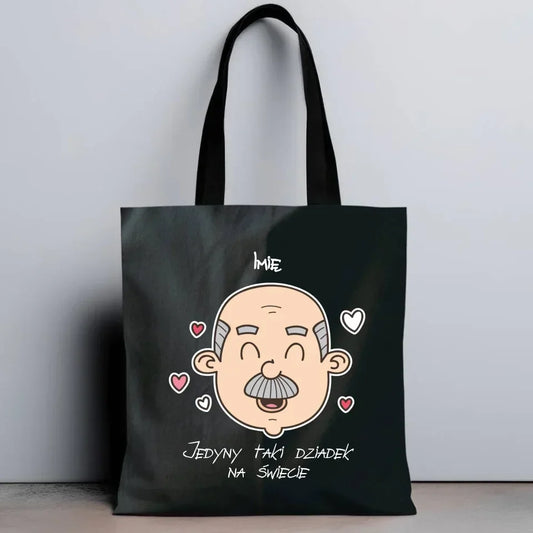 Jedyny taki dziadek na świecie | Personalizowana torba dla dziadka D15 - StoryCups.pl