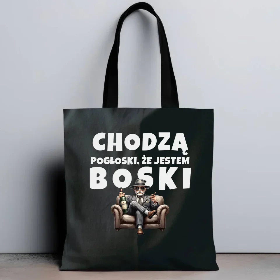 Chodzą pogłoski, że jestem boski | Torba dla dziadka D16 - StoryCups.pl