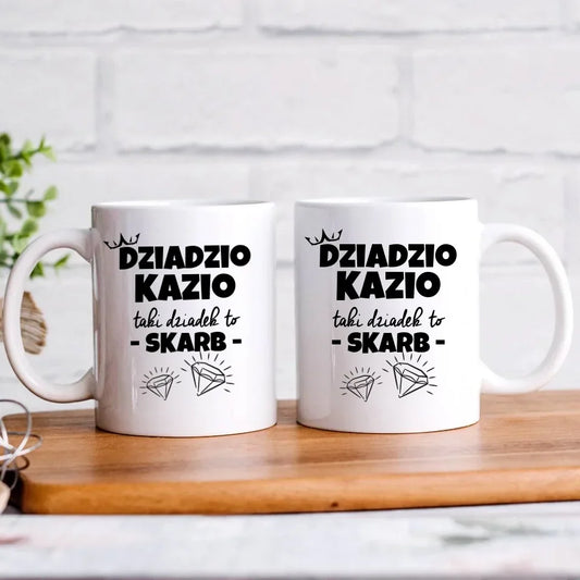 Taki dziadek to skarb | Kubek dla dziadka D19 - StoryCups.pl