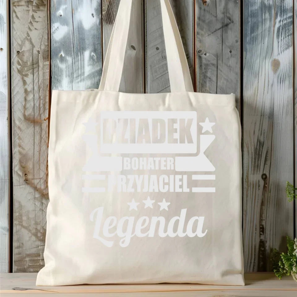 Dziadek Legenda | Torba dla dziadka D20 - StoryCups.pl