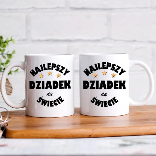 Najlepszy dziadek na świecie | Kubek dla dziadka D23 - StoryCups.pl