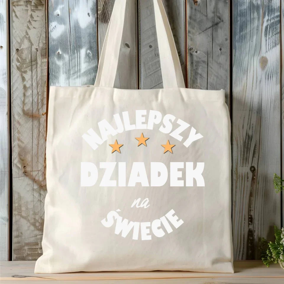 Najlepszy dziadek na świecie | Torba dla dziadka D23 - StoryCups.pl