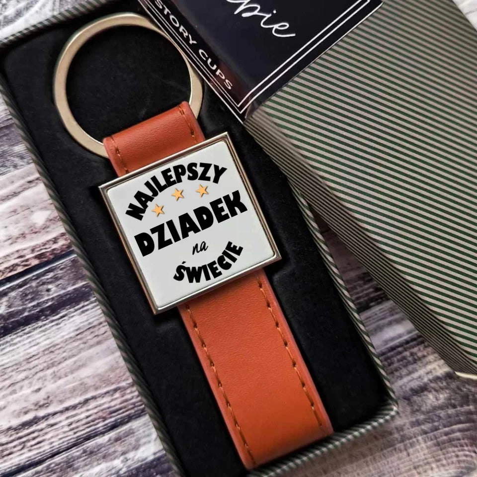 Najlepszy dziadek na świecie | Brelok dla dziadka D23 - StoryCups.pl