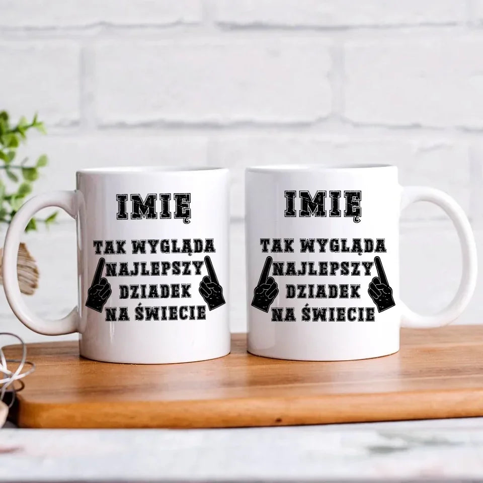 Tak wygląda najlepszy dziadek na świecie | Kubek dla dziadka D24 - StoryCups.pl