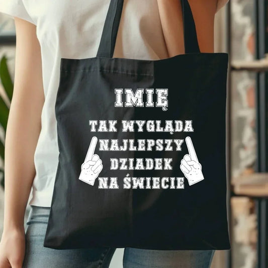 Tak wygląda najlepszy dziadek na świecie | Torba dla dziadka D24 - StoryCups.pl