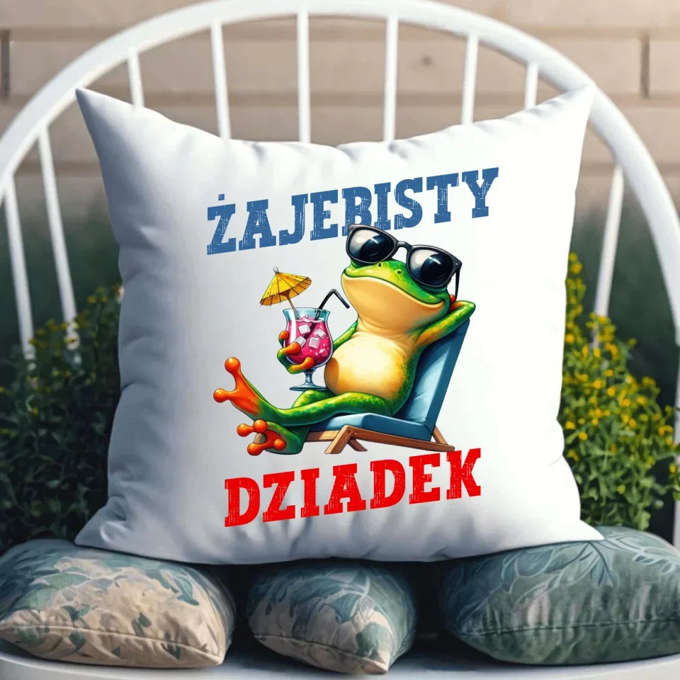 Żajebisty dziadek | Poduszka dla dziadka D27 - StoryCups.pl