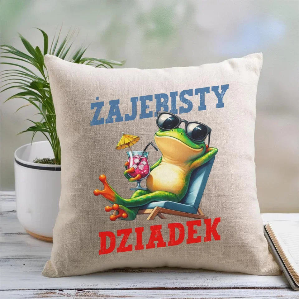 Żajebisty dziadek | Poduszka dla dziadka D27 - StoryCups.pl