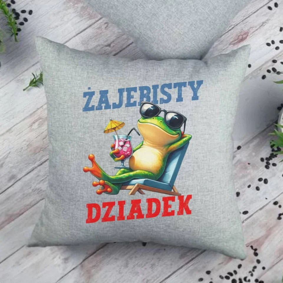 Żajebisty dziadek | Poduszka dla dziadka D27 - StoryCups.pl