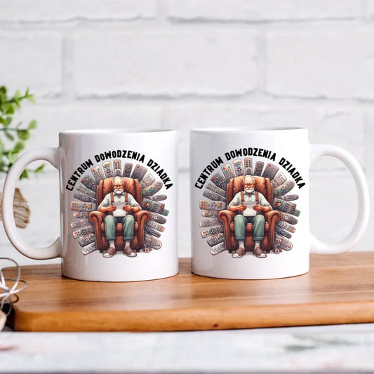 Centrum dowodzenia | Kubek dla dziadka D28 - StoryCups.pl