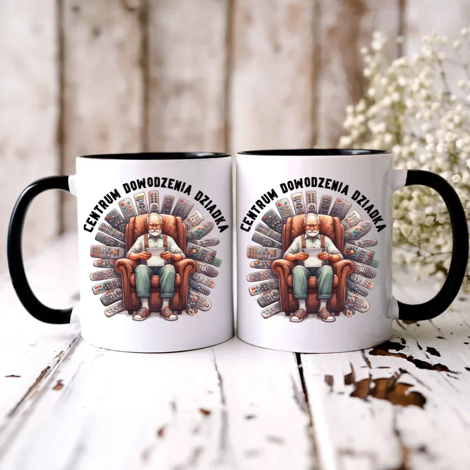 Centrum dowodzenia | Kubek dla dziadka D28 - StoryCups.pl