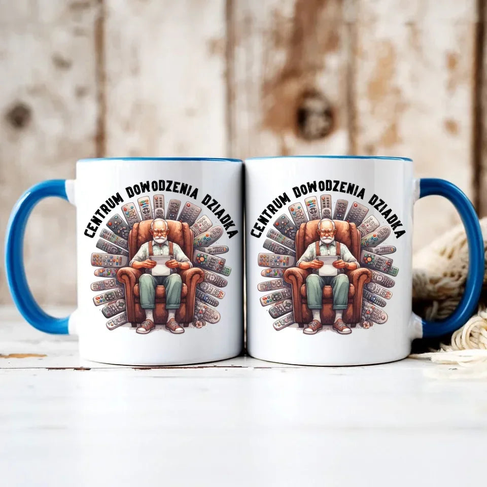 Centrum dowodzenia | Kubek dla dziadka D28 - StoryCups.pl